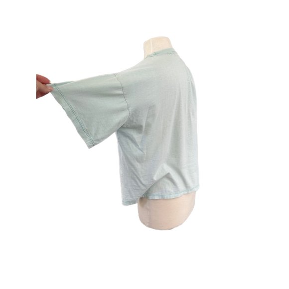 VTG 90s Christian Dior Light Blue Logo Boxy Tee | No Size Label - Picture 9 of 10